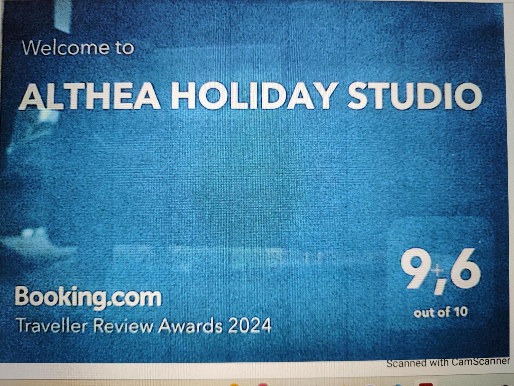 Althea Holiday Studio Agia Marina  Buitenkant foto